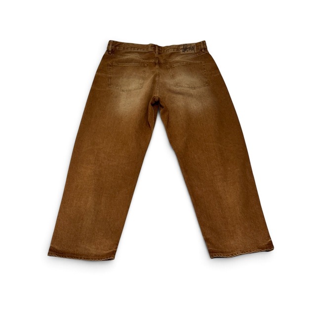 St?ssy BIG OL JEAN デニム パンツ ブラウン ステューシー