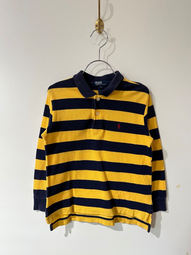（KD466）POLO Ralph Lauren striped polo shirt