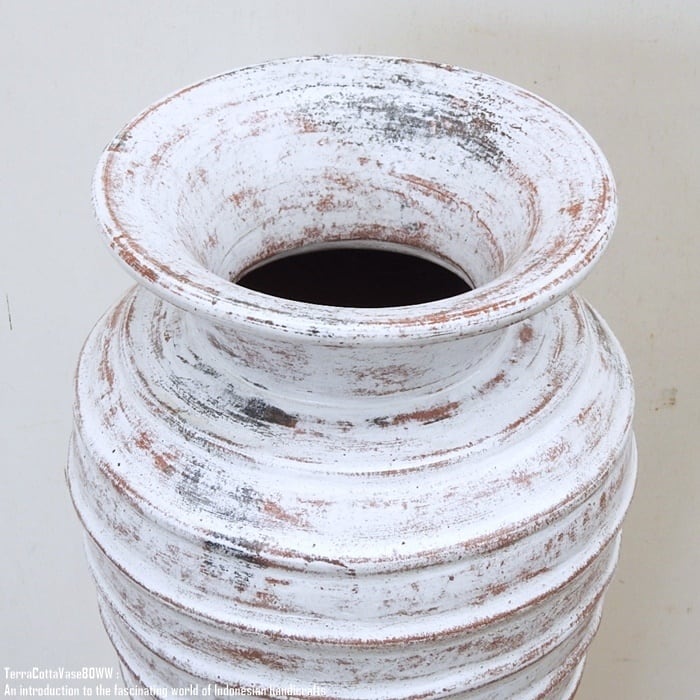 ヴィンテージ ハンドメイド ウッドフラワーベース 木彫作品 木彫