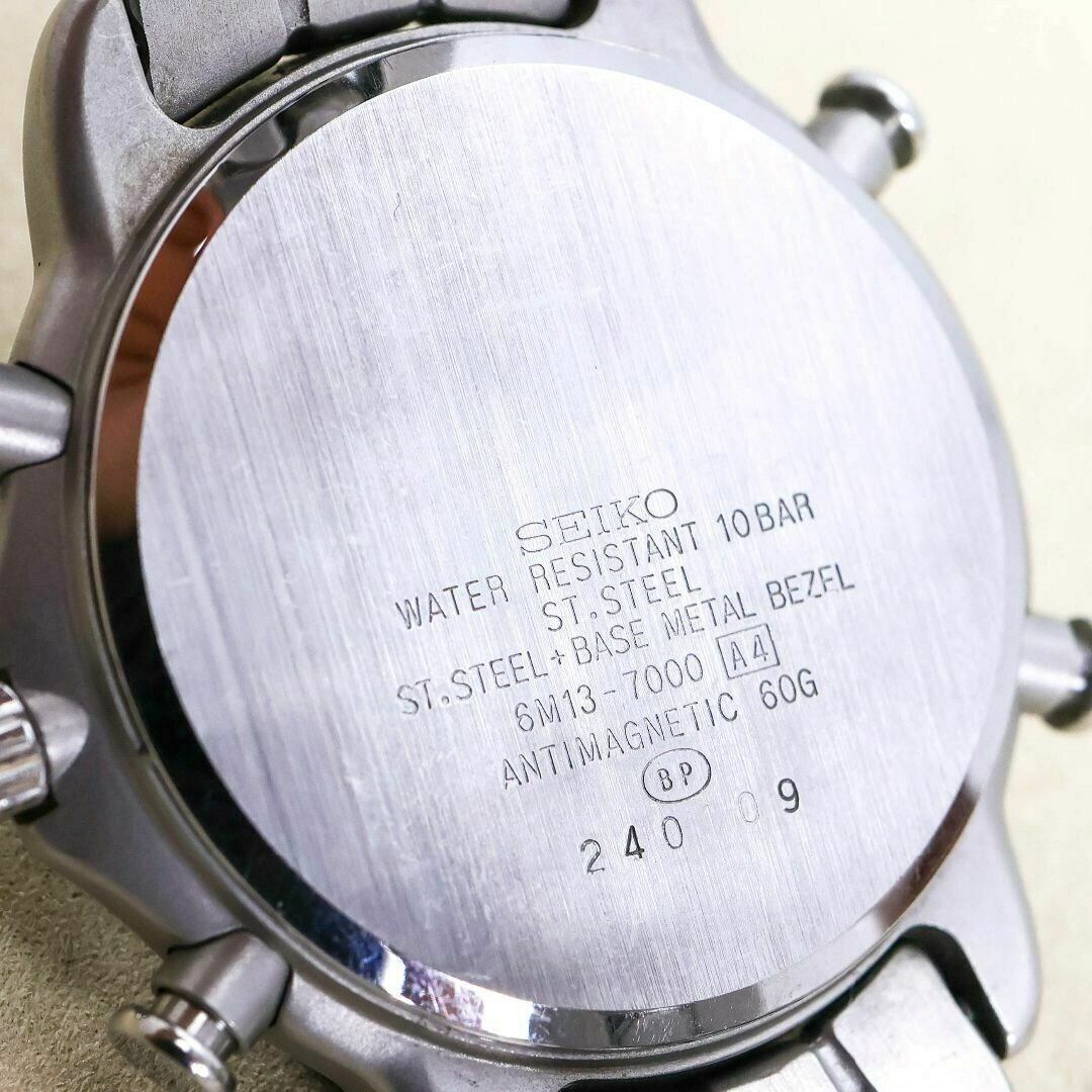 稼働 SEIKO PRESAGE 腕時計 パーペチュアルカレンダー レアn 時計