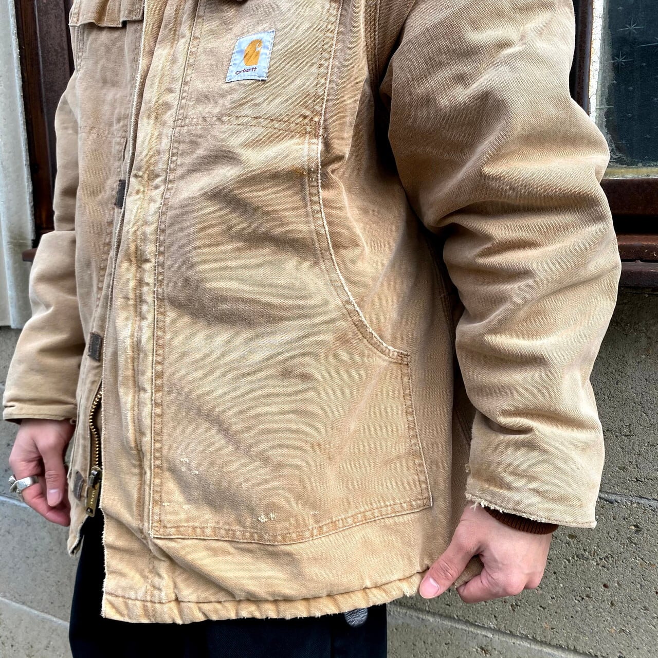 80年代 ビンテージ USA製 Carhartt カーハート トラディショナルコート