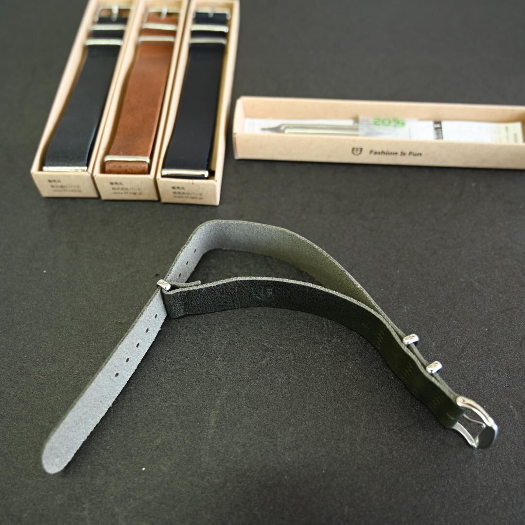 時計バンド 牛革 Natoベルト ヌメ革 18mm mm Fashion Is Fun ファッション イズ ファン 栗田時計店 1966年創業の正規販売店 時計バンド 牛革 Natoベルト ヌメ革 18mm mm Fashion Is Fun ファッション イズ ファン 栗田時計店 1966年創業の正規販売店
