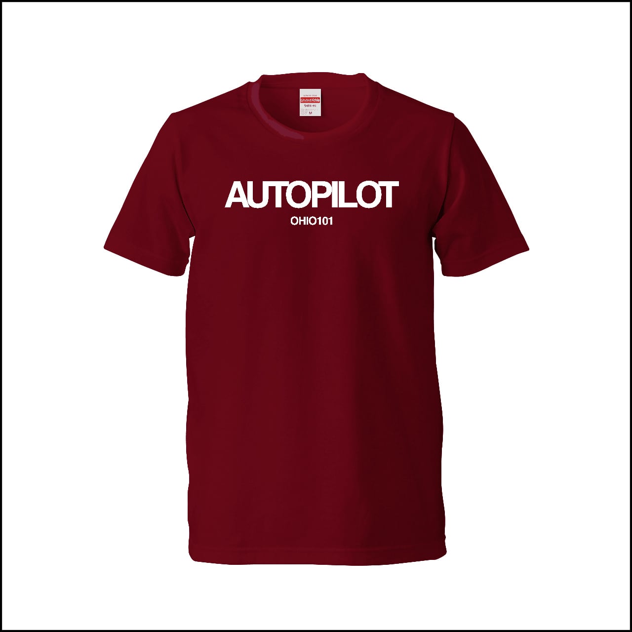 AUTOPILOT burgundy × white
