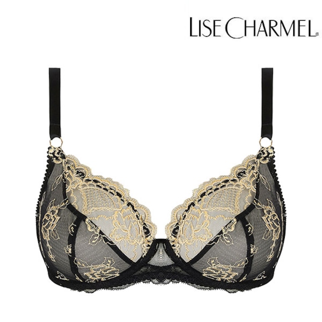 [J13ne] ワイヤー入りパッドなしブラ(E) 品番ACJ2813 ※大きめ注意【LISE CHARMEL】【リズシャルメル】【インポートランジェリー】