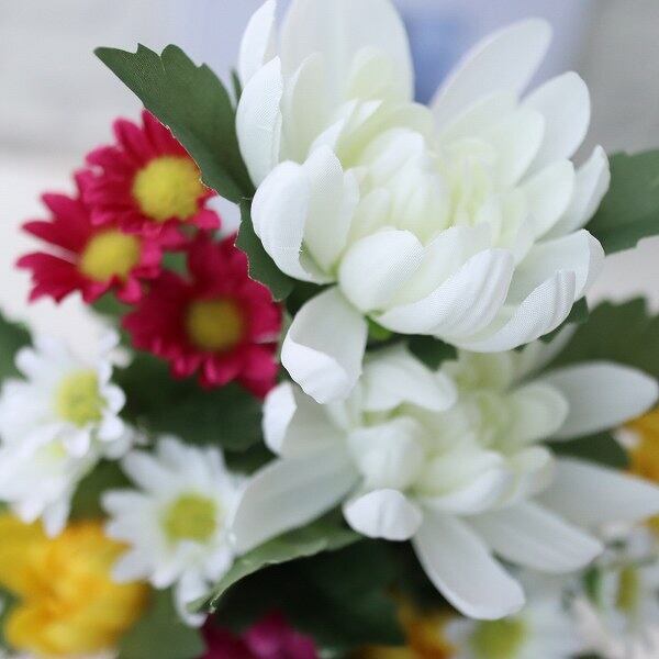 造花 仏花 上質花材 お供え 墓花 お悔み 水替え不要 お盆 166