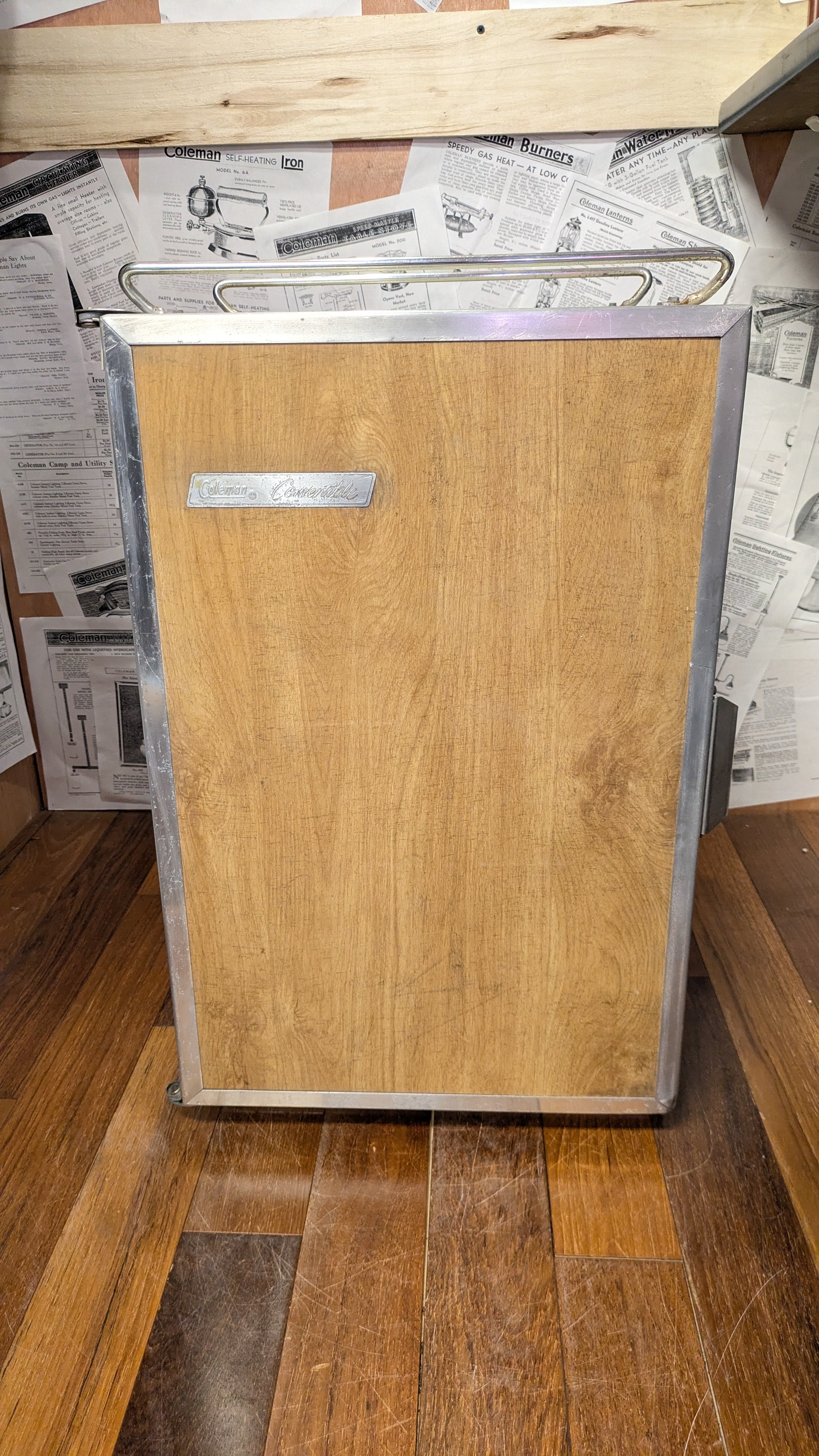 Vintage Coleman Convertible Woody 2way CoolerBox IceChest