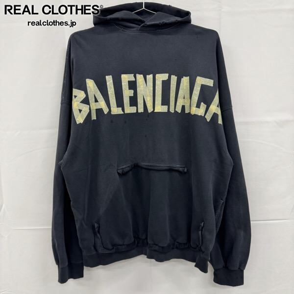 BALENCIAGA/バレンシアガ【23SS】TYPE RIPPED POCKET/テープ ロゴ