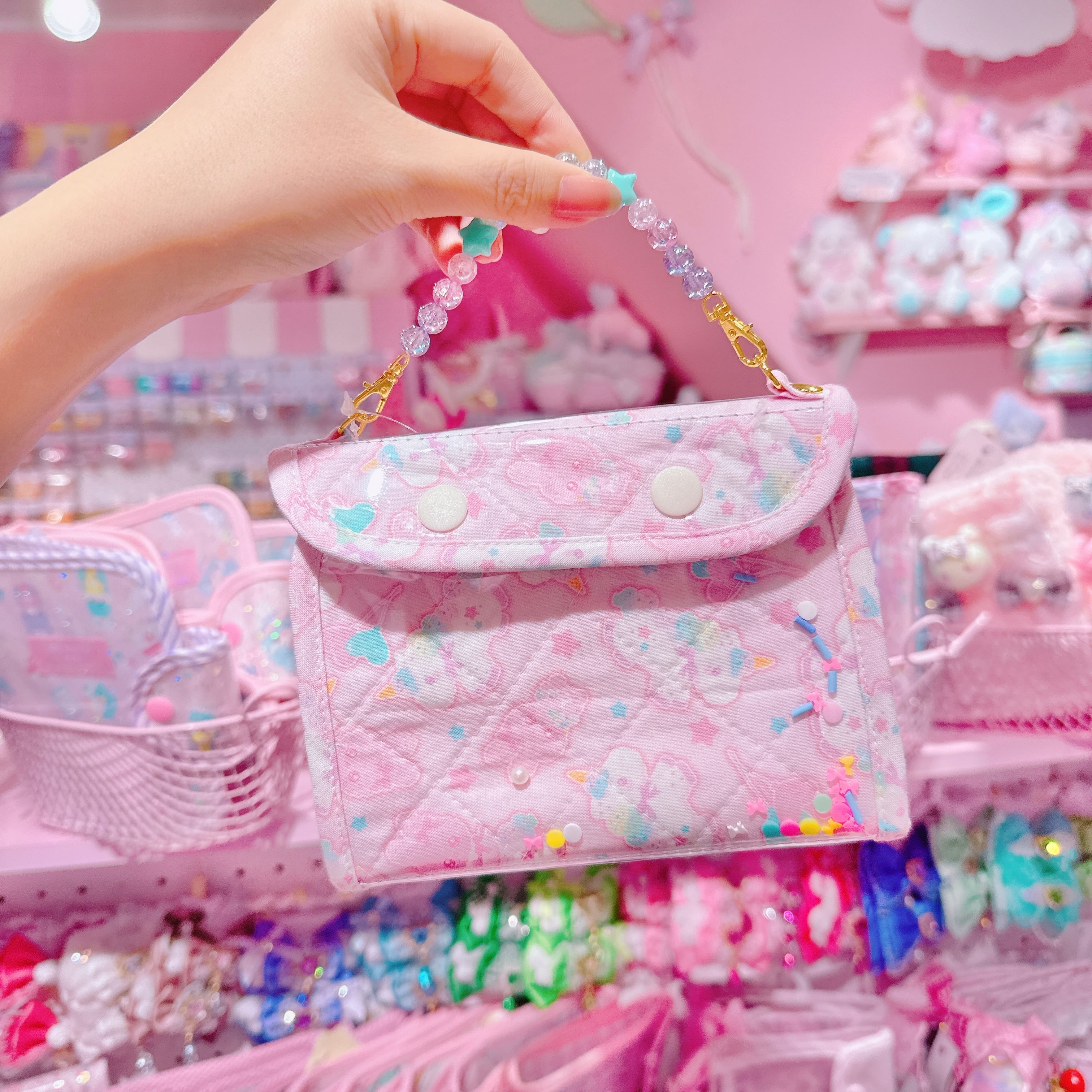 【N4】46-8バッグ風シール帳（ミニ６穴サイズ台紙１０枚付）