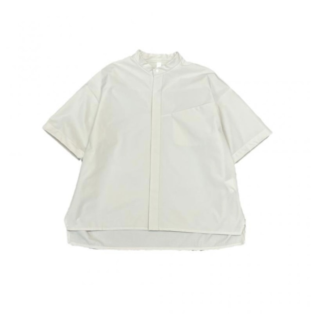 〈 MOUN TEN. 24SS 〉 stretch rip SS shirt / ecru / Women's