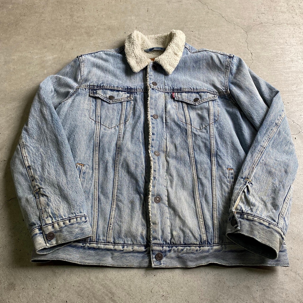 リーバイス デニムボアジャケット ランチジャケット メンズXL 古着 