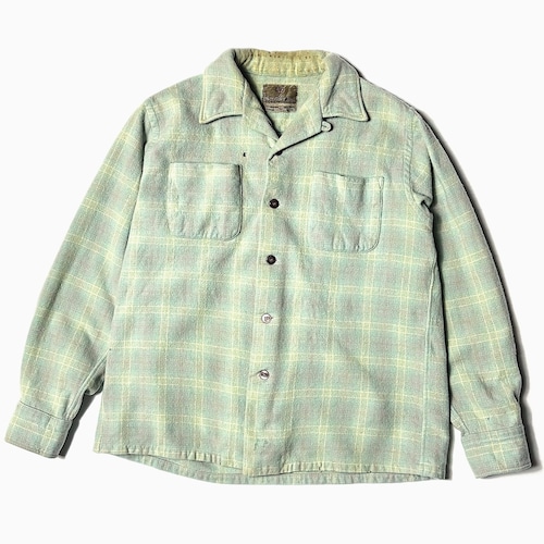 Vintage 50~60's【Wool O' the Wisp】Wool Check Shirt