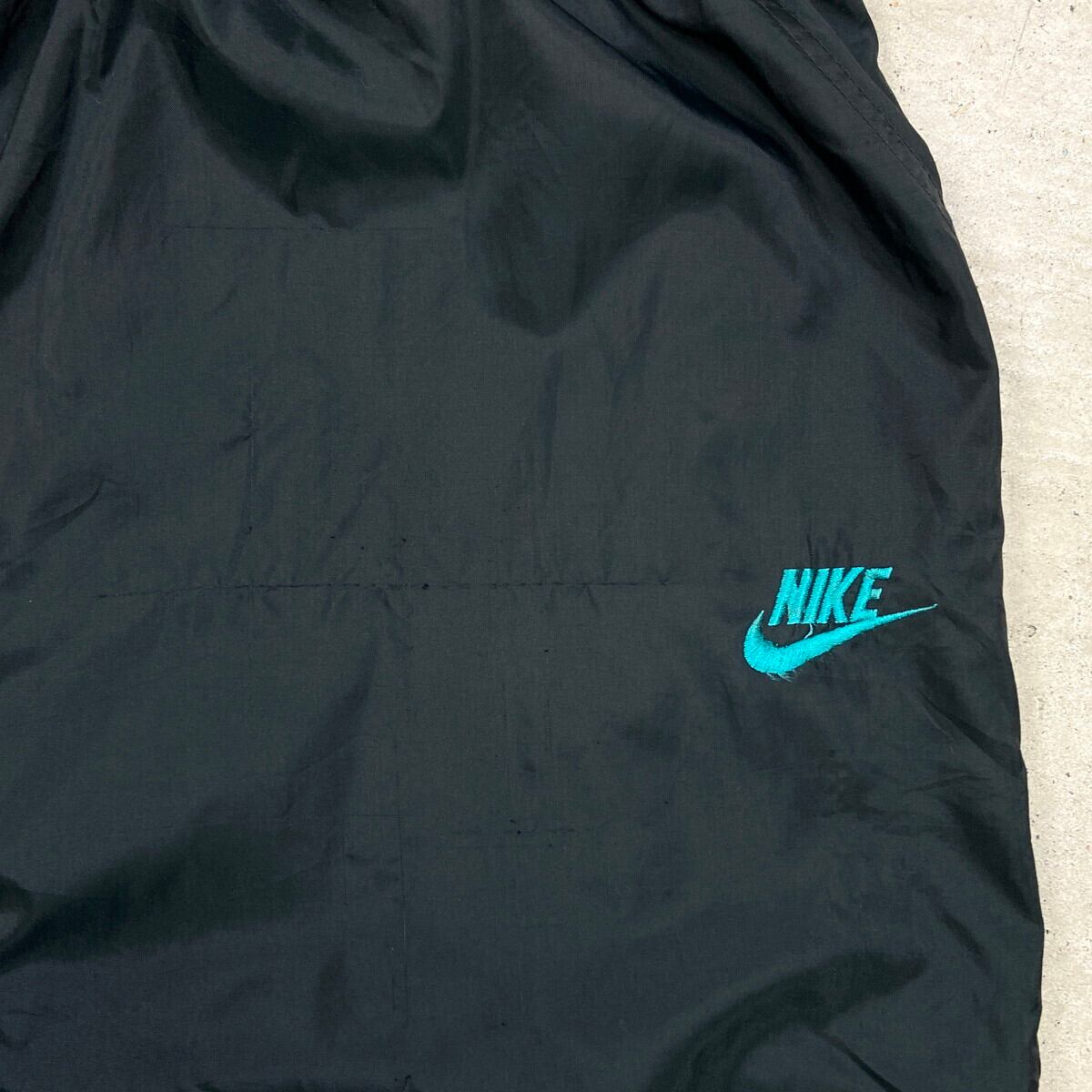 90年代 銀タグ NIKE ナイキ ナイロントラックパンツ メンズL 古着 90s