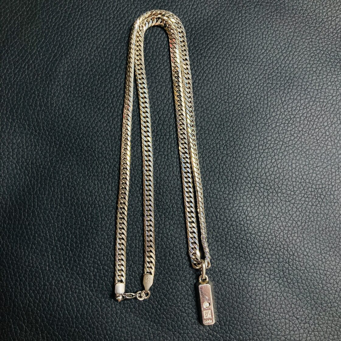 Used】レダシルマ ダイヤモンド インゴット ゲルマニウムネックレス 
