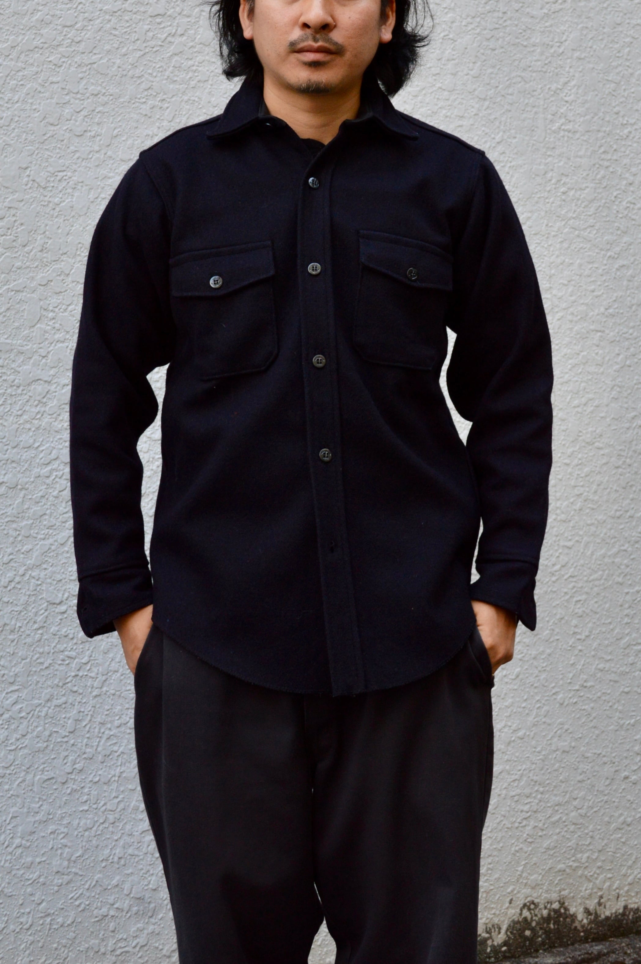 MELTON COMPANY 70s CPO JACKET Made in USA Melton Wool Shirts