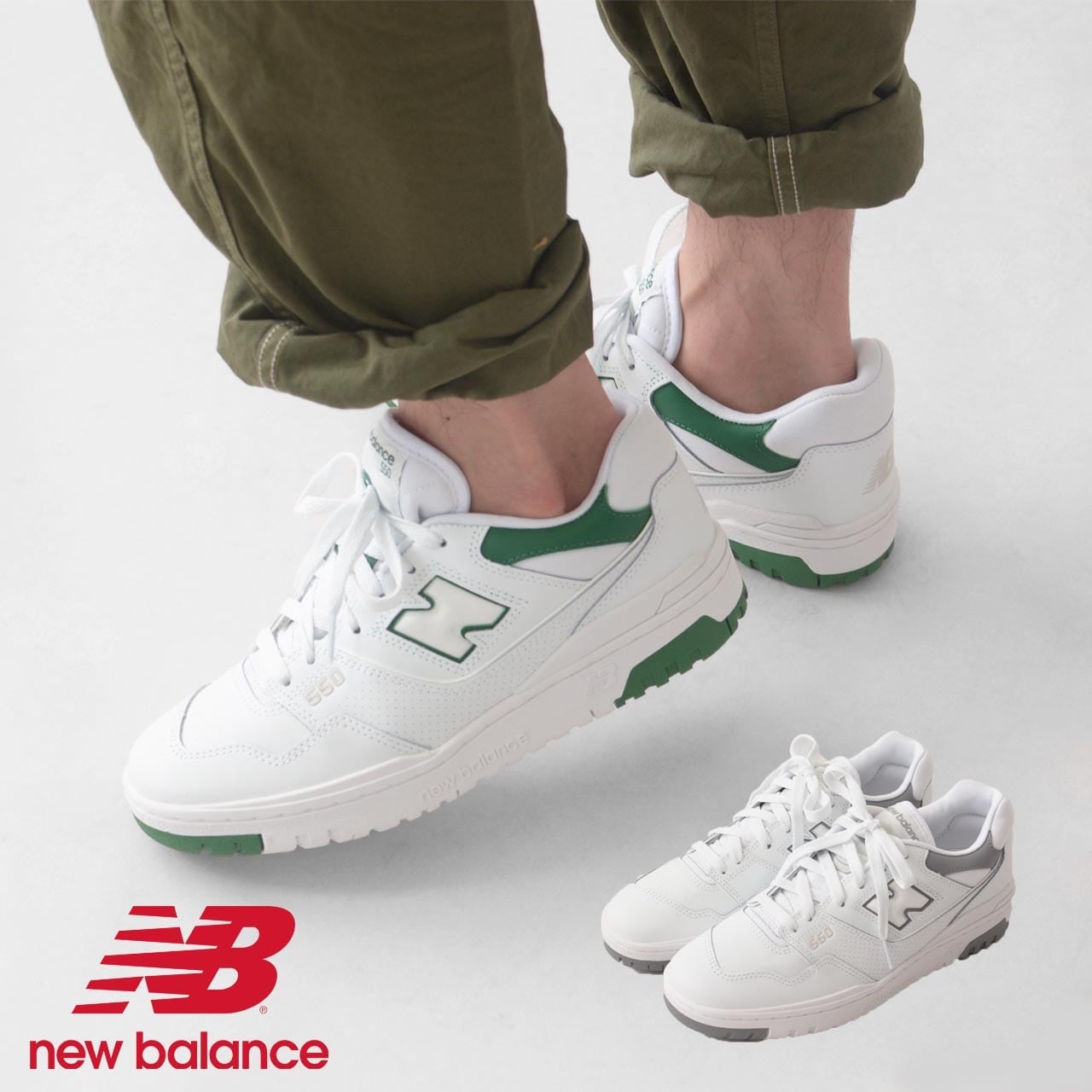 NEW BALANCE ニューバランス BB550 SWA ホワイト メンズ