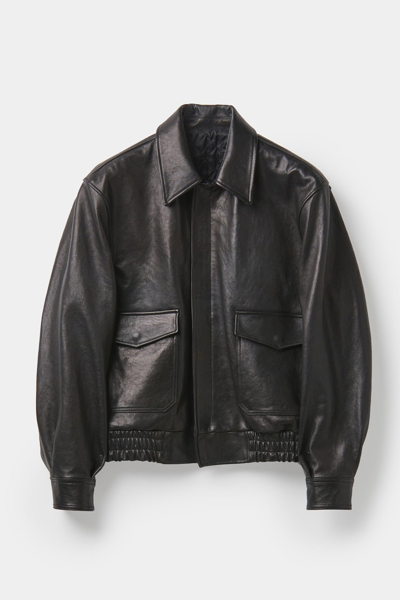 ☆【COOR】VEGETABLE LEATHER A-2 JACKET | もごつ