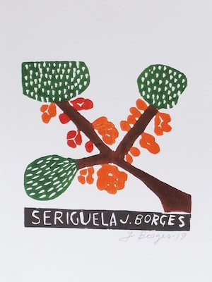 J.BORGES ジョタ・ボルジェス 木版画S　【SERIGUELA】