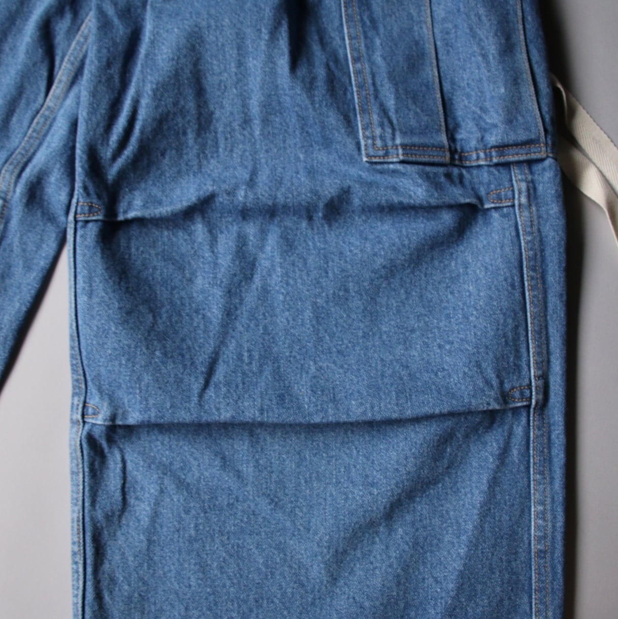 KUON/クオン Cargo Pants #2002-PT0405 Indigo/breached | Routes*Roots