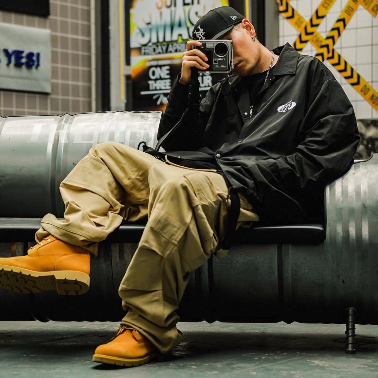 Street logo coach jacket 1202 - 2