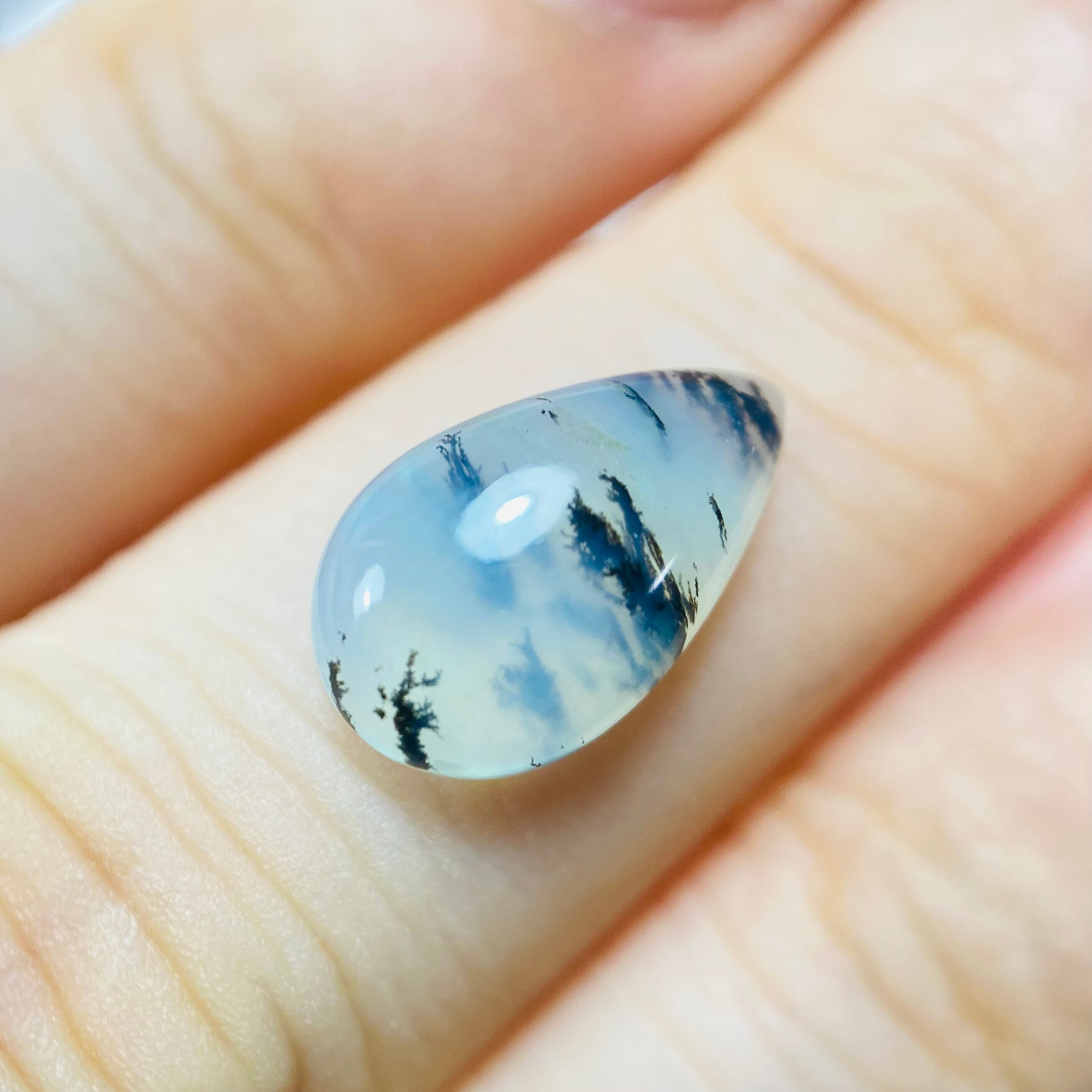 冬景色 デンドリティックブルーオパール