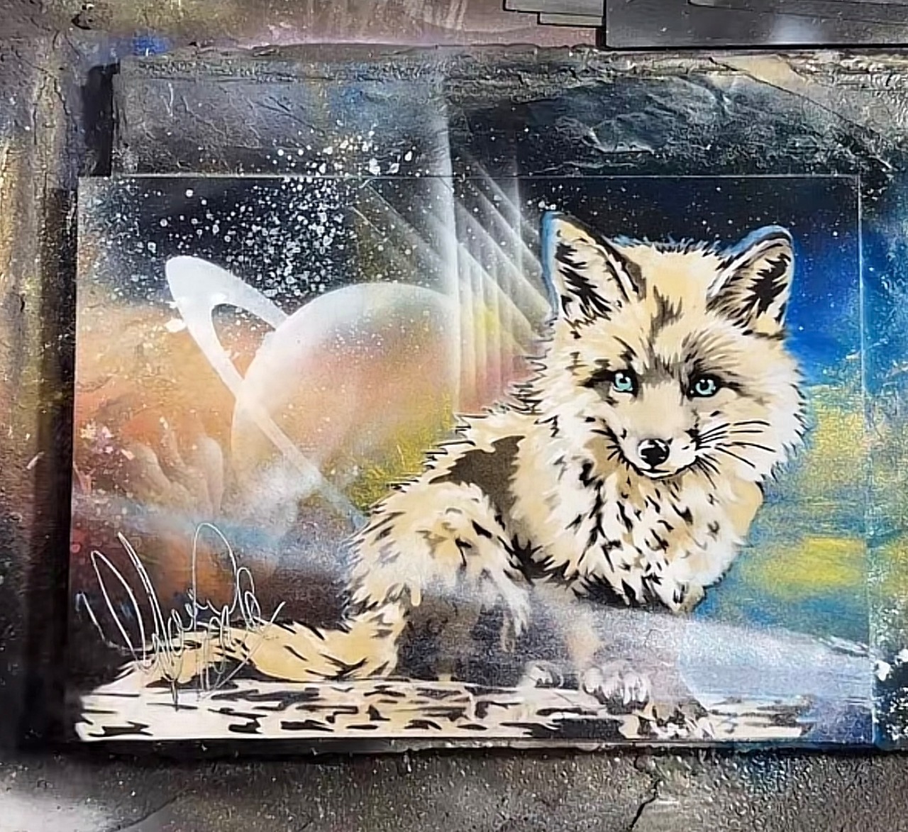 スプレーアートエデンさん B4サイズ 原画 果たし 