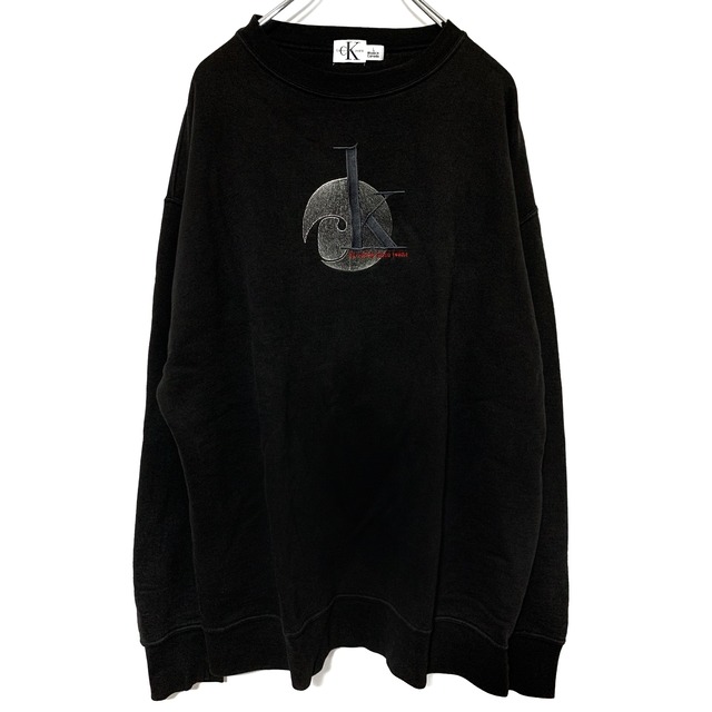 zwaar Vanaf daar exegese 90s Calvin klein jeans embroidery logo sweat | cross.tokyo