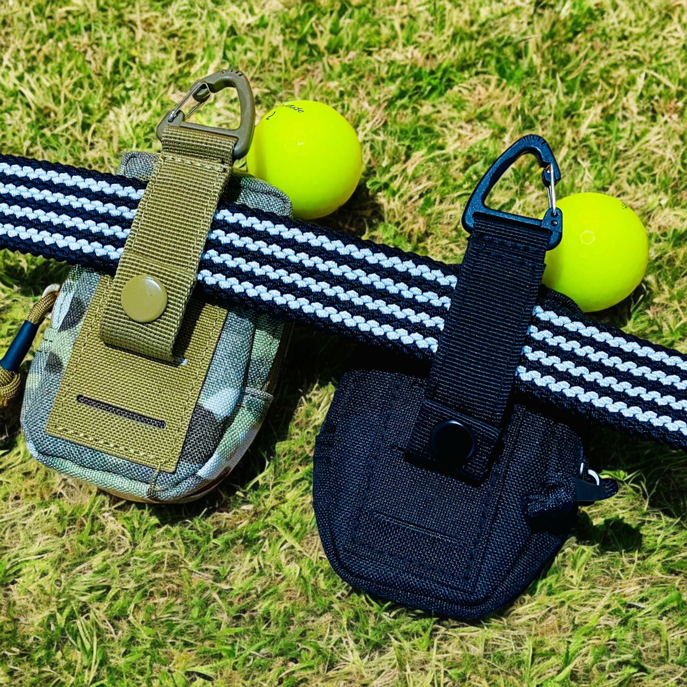 ＃MILITARY / モデル名：ミリタリー　ゴルフボールポーチmidサイズ（カモフラ）