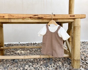 【Bebe nine】シルエット最強ベビー無地T ミント 70〜80cm