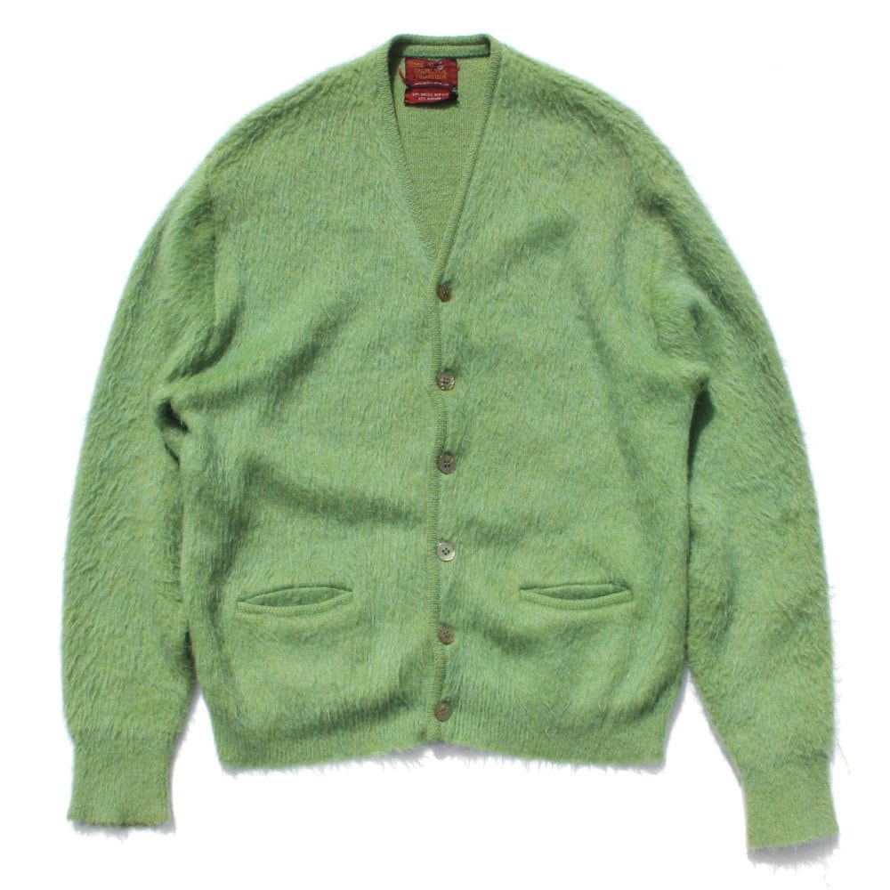 国外直営店 60s 70s sears mohair knit zip cardigan - トップス