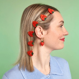 «即納» Coucou Suzette Strawberry Hair Clip ククシュゼット ヘアアクセサリー