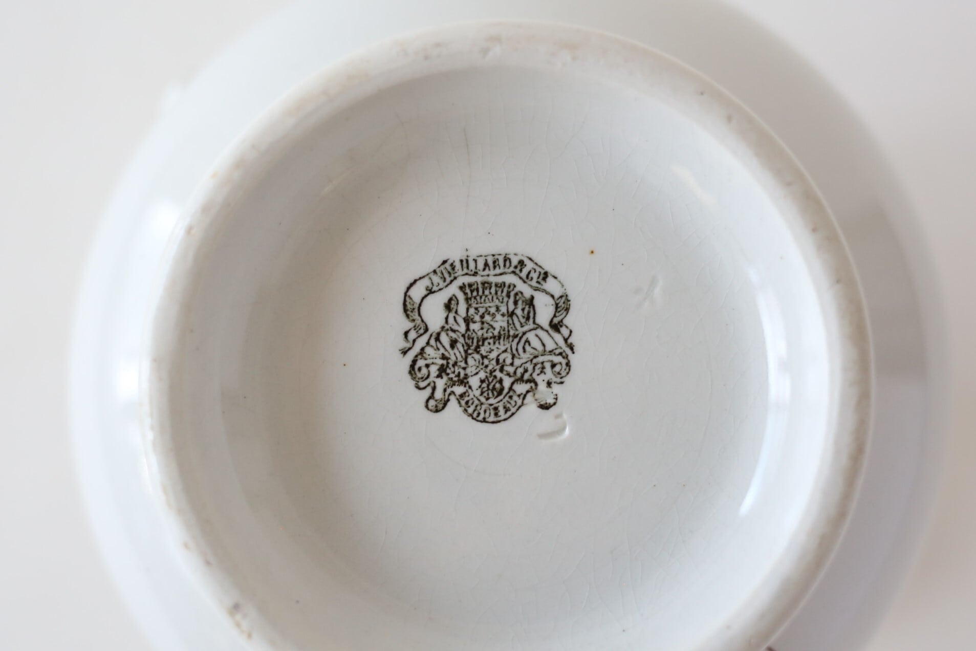 フランス アンティーク J. Vieillard & Cie Bordeaux ハンドペイント