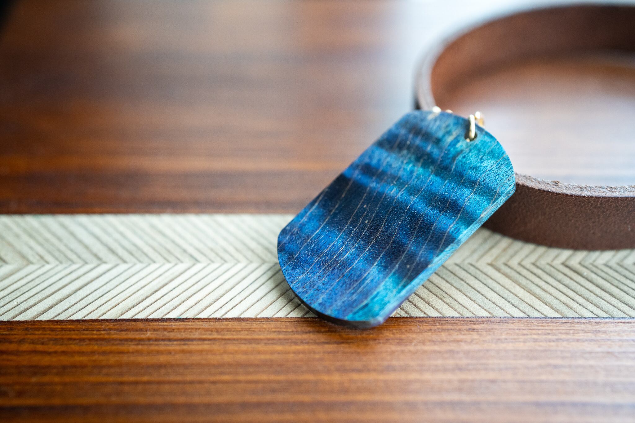 【 Midnight Shallow 】スタビライズウッド 楓 ドッグタグ