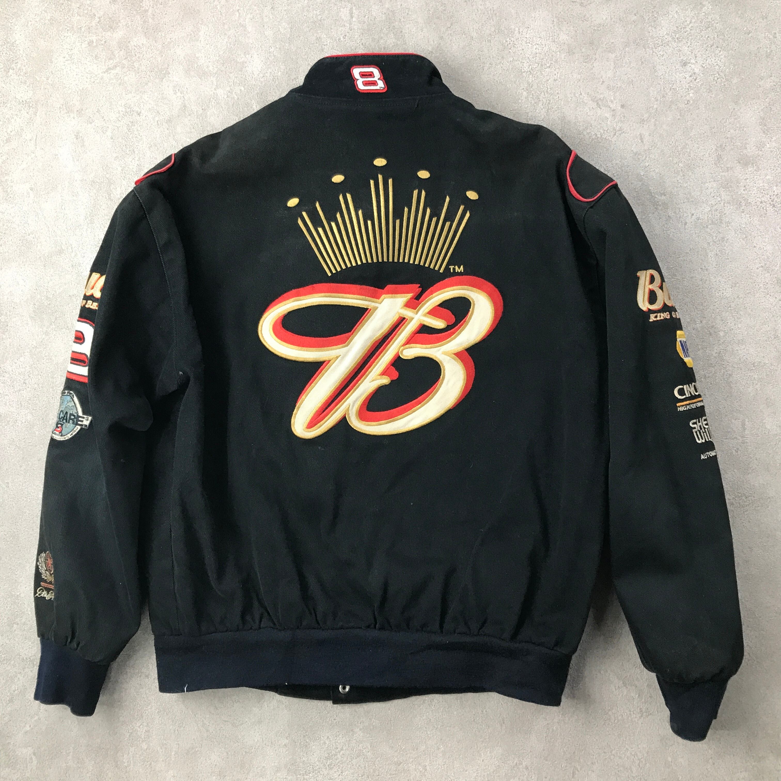 90s JEFF HAMILTON Budweiser レーシング ジャケット 超特価SALE開催