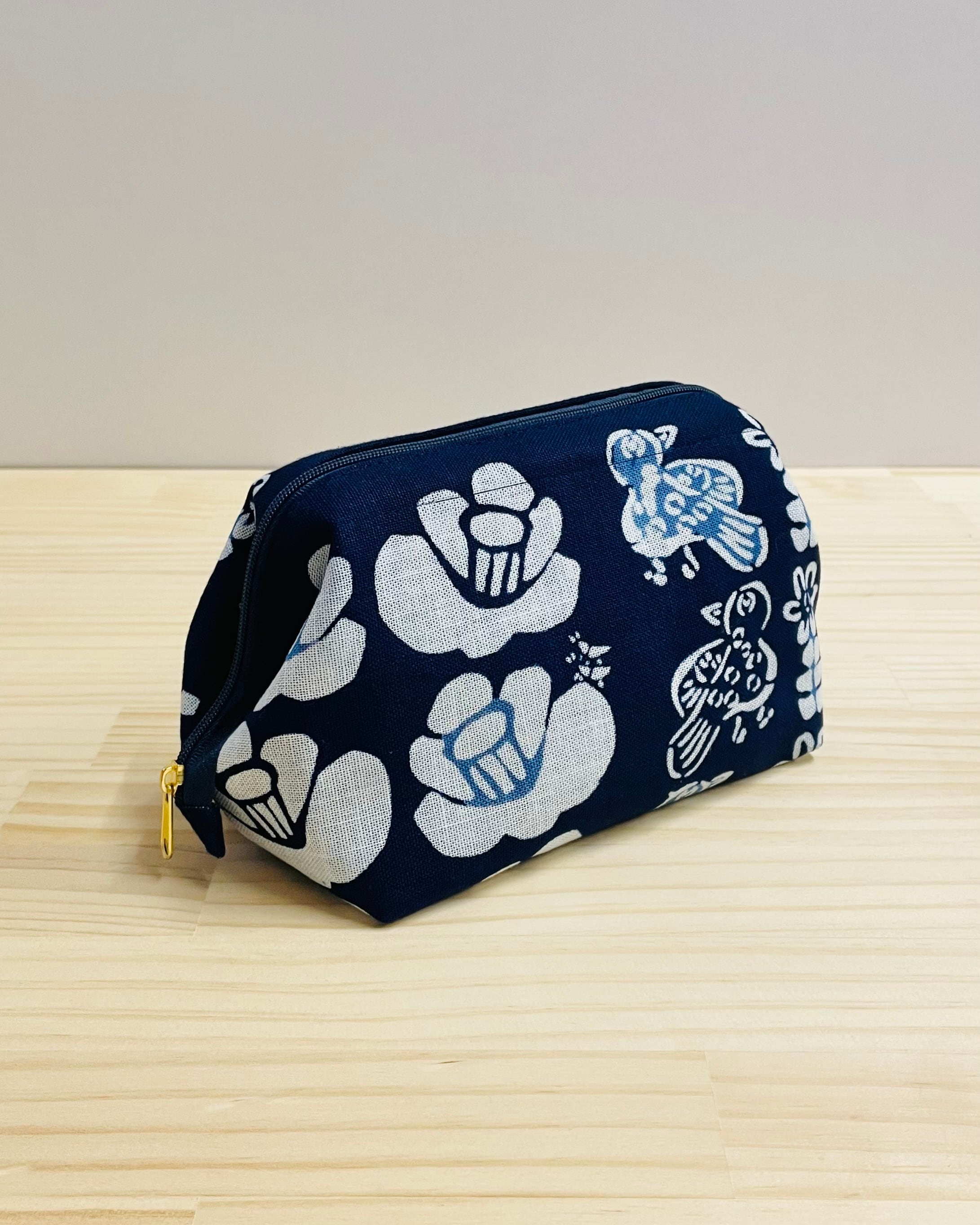 藍染パッチワークのポーチ | 紺屋そめかひ online shop