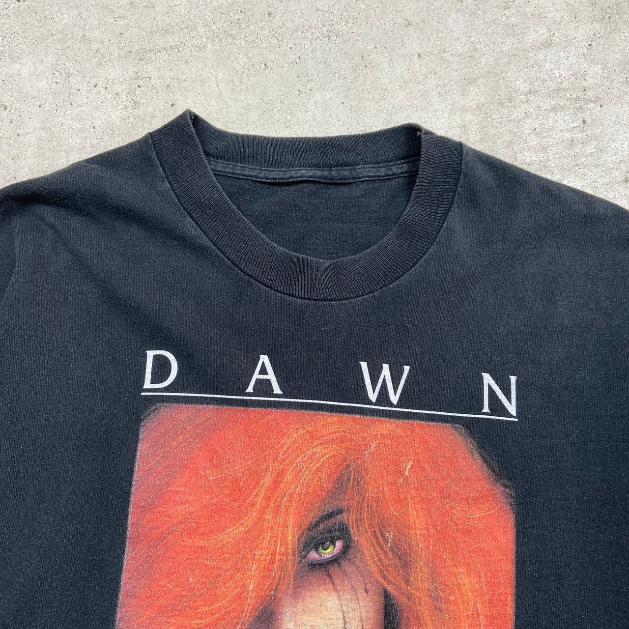 90年代 DAWN コミック キャラクタープリントTシャツ メンズXL相当 古着 
