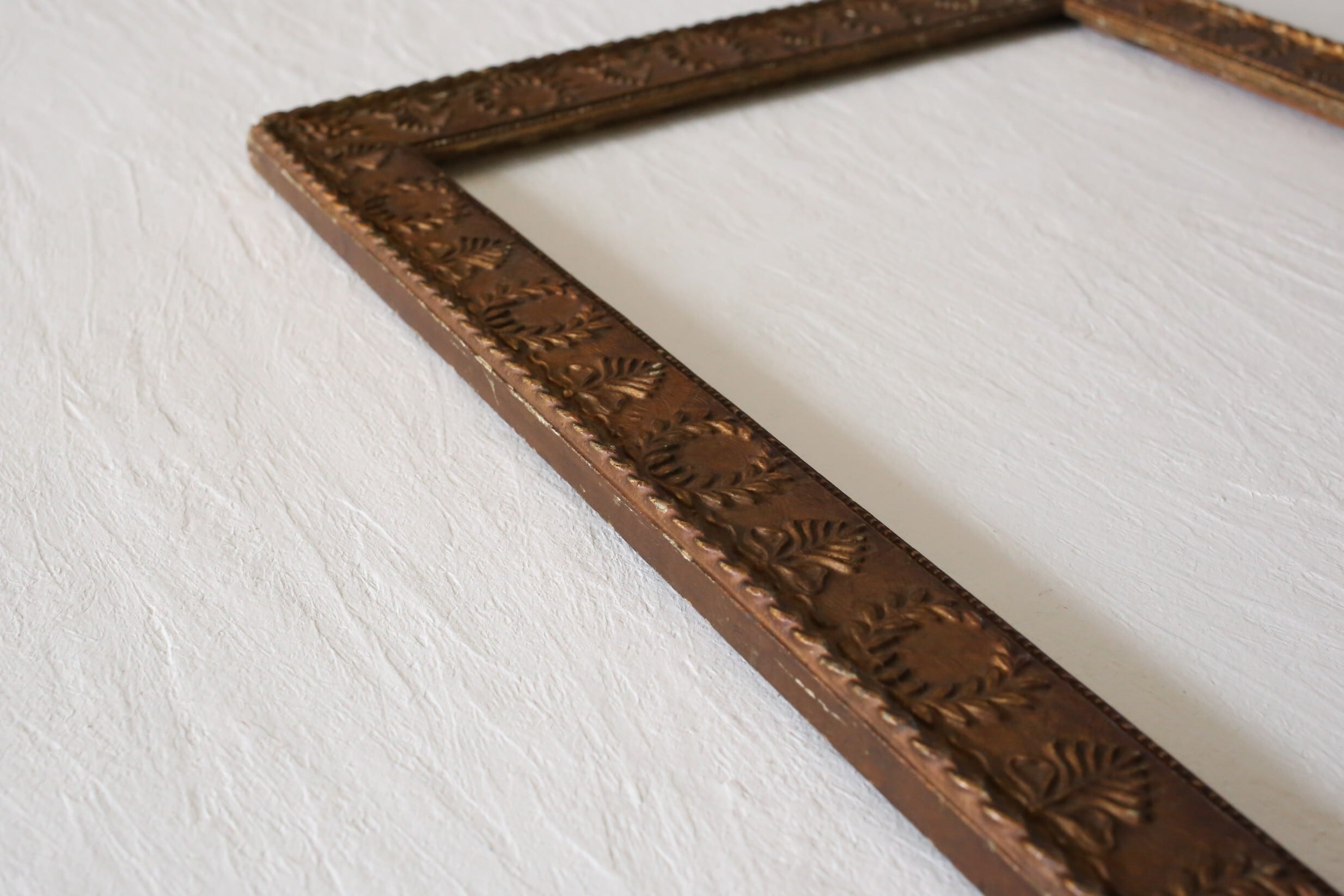 フランス アンティーク ヴィンテージ 額 木枠 フレームのみ N-01977