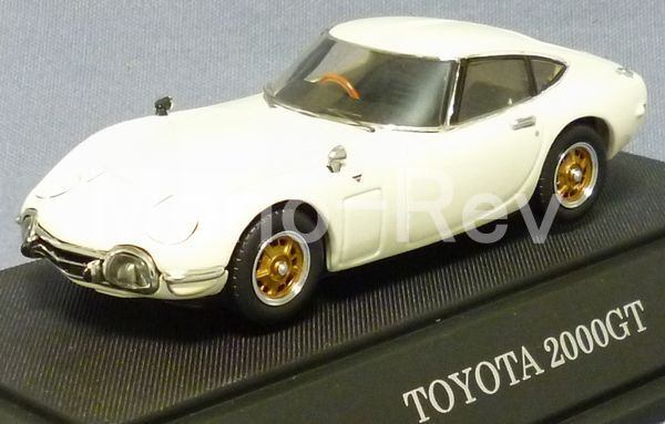 エブロ43104 トヨタ 2000GT (MF10前期) 1967 アイボリ白 ゴールド ...