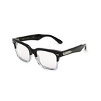 EVILACT eyewear " EMBLEM " black x clear / photochromic gray lens