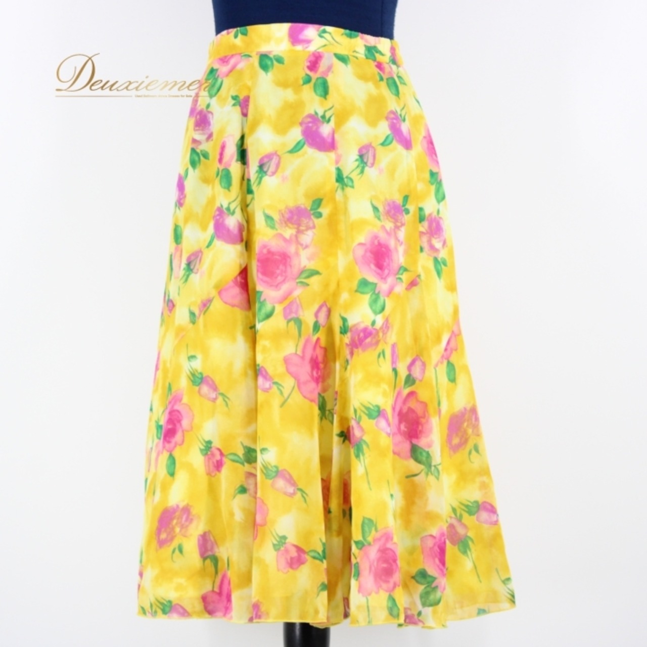 社交ダンス 衣装 スタンダード スカート レッスンウェア 女性用 レディース オールシーズン イエロー系 黄色 紫 緑 パープル系 グリーン系 花柄 フェミニン 綺麗 おしゃれ 春 夏 華やか ダンスウェア ルームウェアシンプル デザイン 軽量 お出かけ