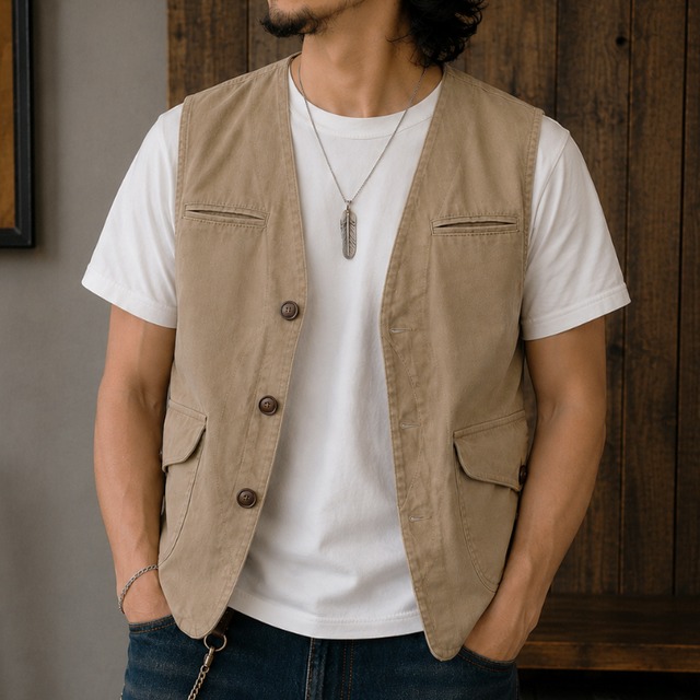 Multi-pocket hunting vest 00400