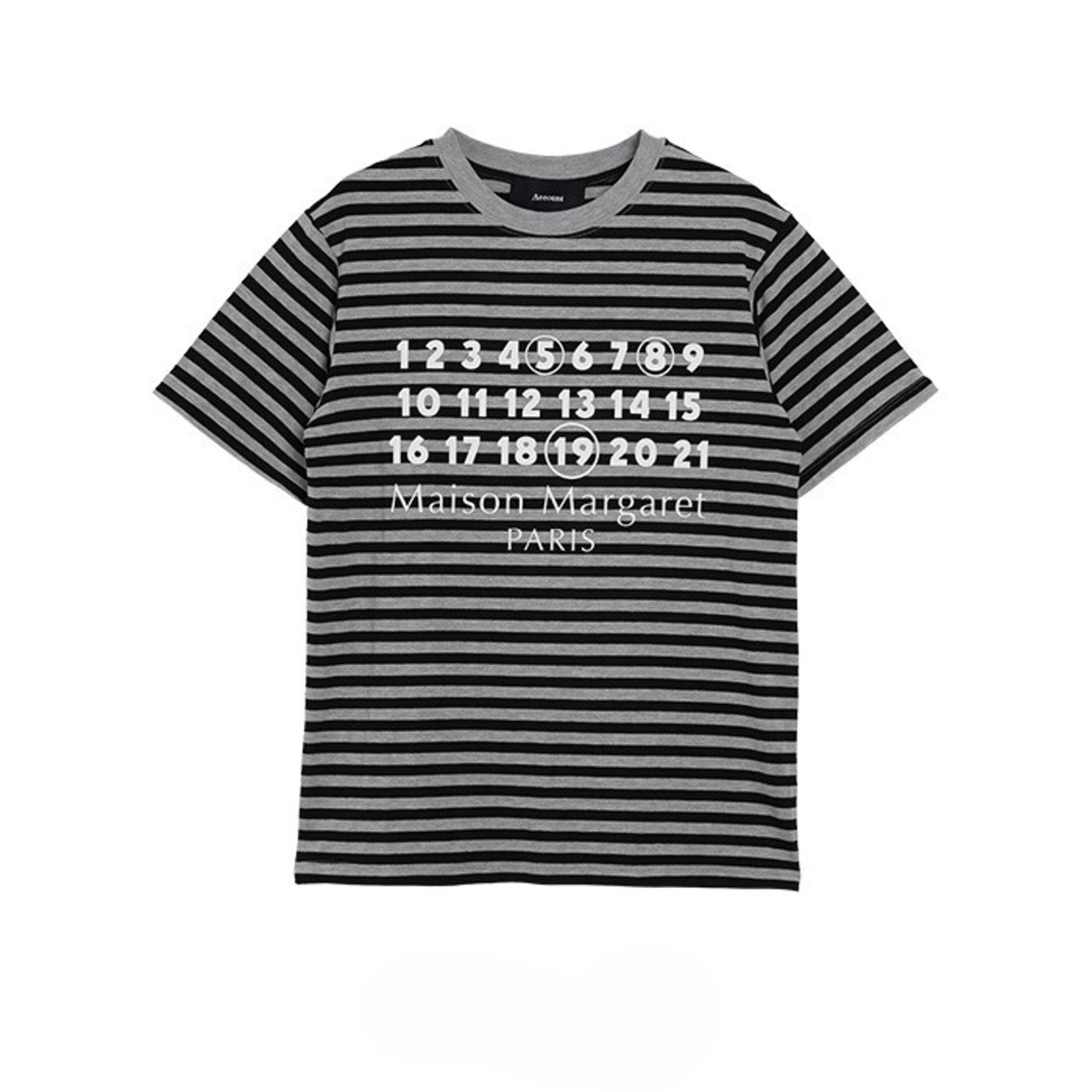MAD117TDB 22-4255T MARGARET BORDER T-SHIRT