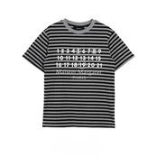 MAD117TDB 22-4255T MARGARET BORDER T-SHIRT