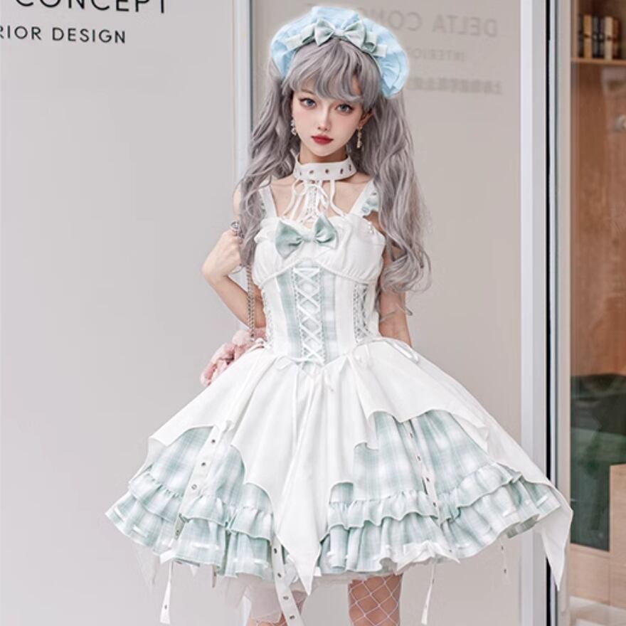 Happy Garlandジャンパースカート カチューシャ