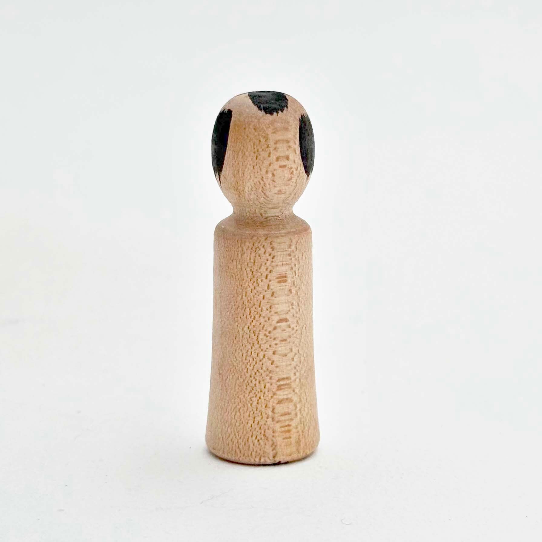 今晃工人 / 嶽時代 小寸こけし（花一輪）