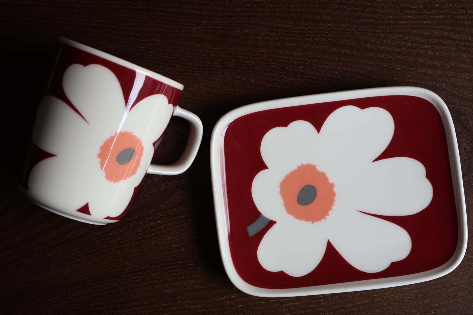 マリメッコ marimekko Unikko 60th マグカップ&プレートセット