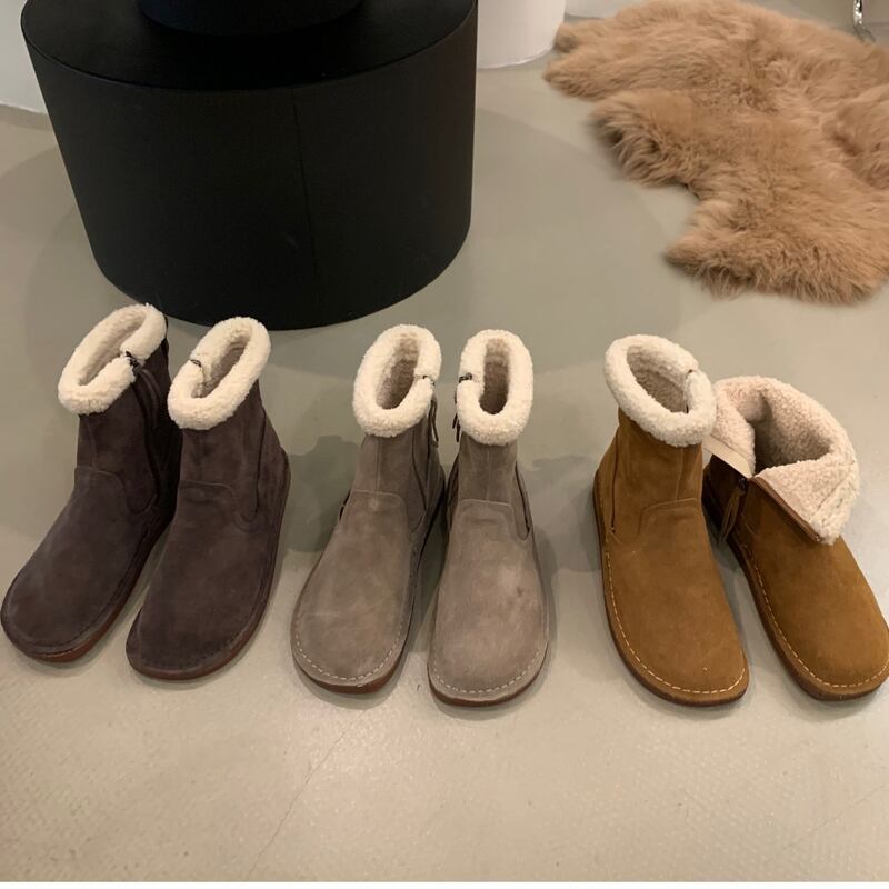 point boa short boots m0530