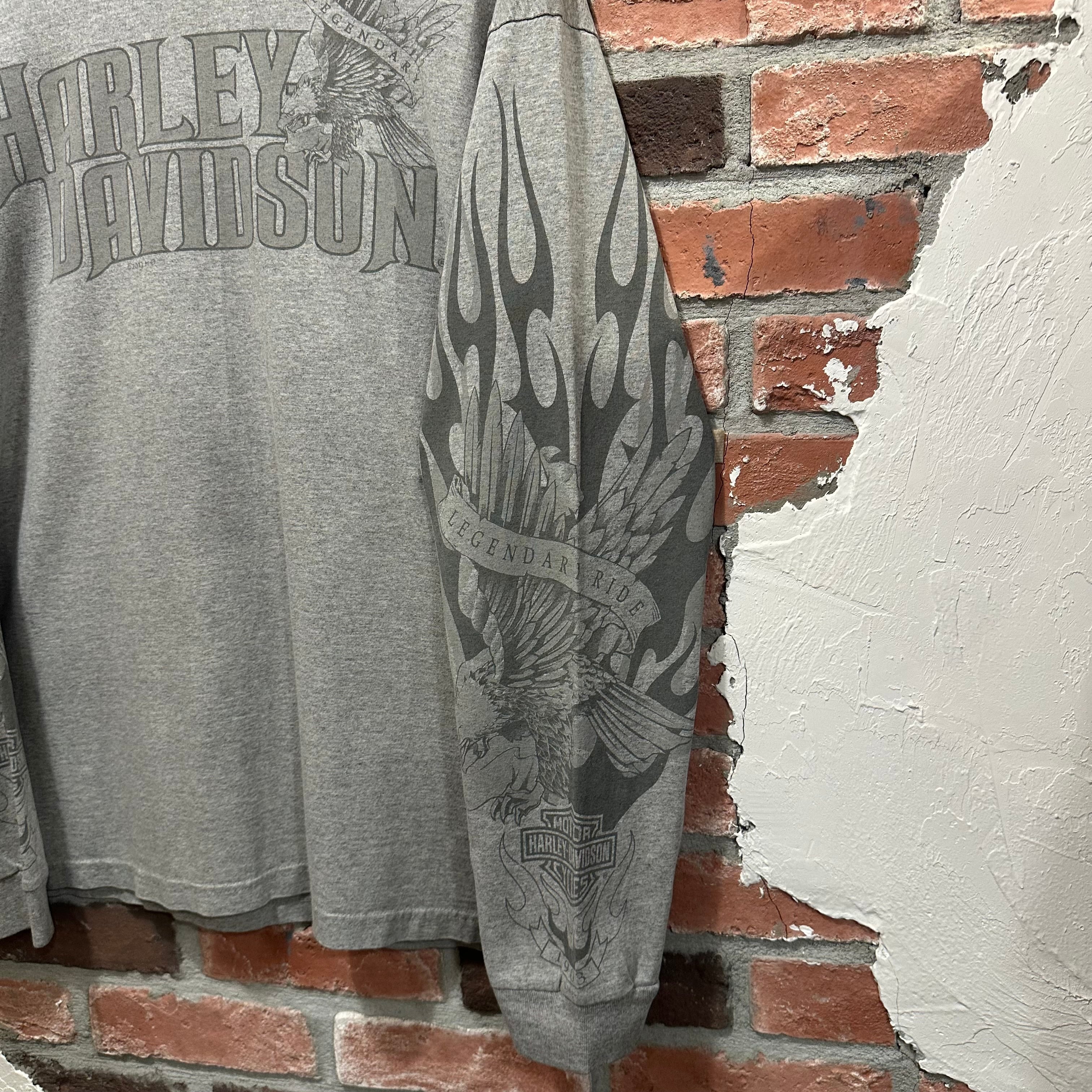 00s Harley-Davidson flame print l/s tee | KAISER