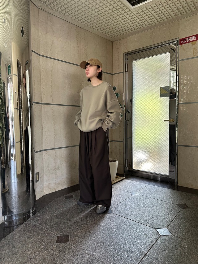 ☆【隠蔽シリーズ】 Wide Easy Slacks Pants(new)