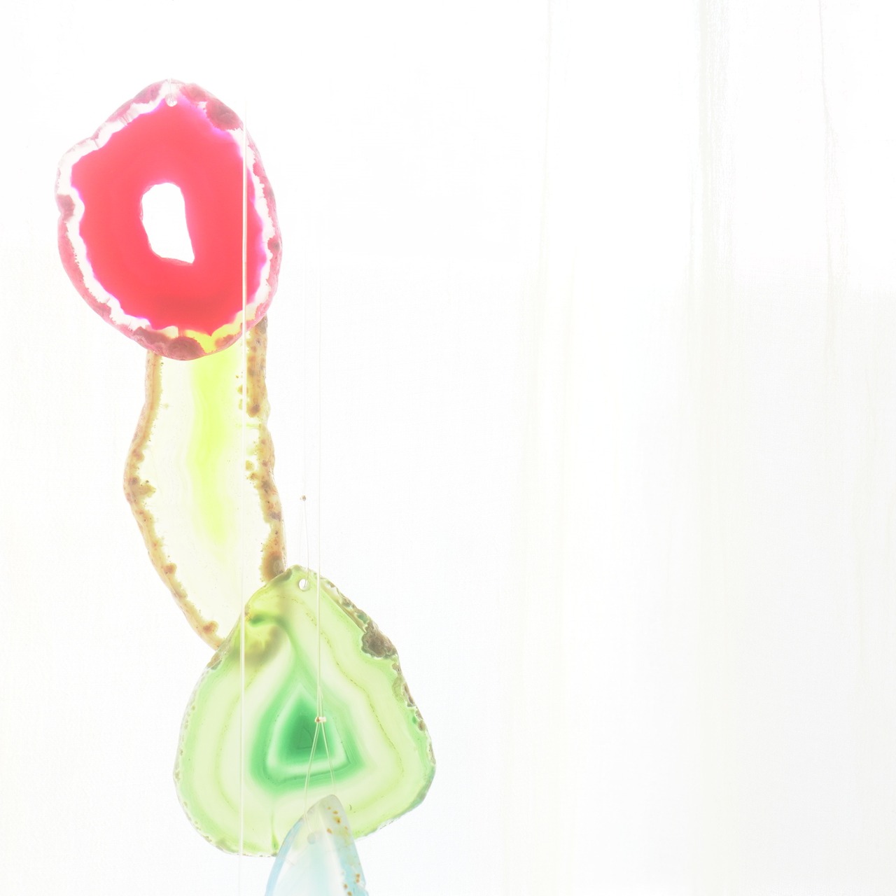 Rainbow Soda - アゲートヒーリングチャイム / Agate Sun Catcher Wind Chime 468