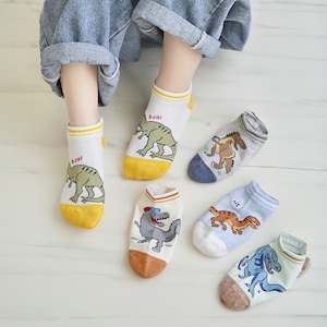 Dinosaur baby socks 恐竜ベビーソックス(5足セット)